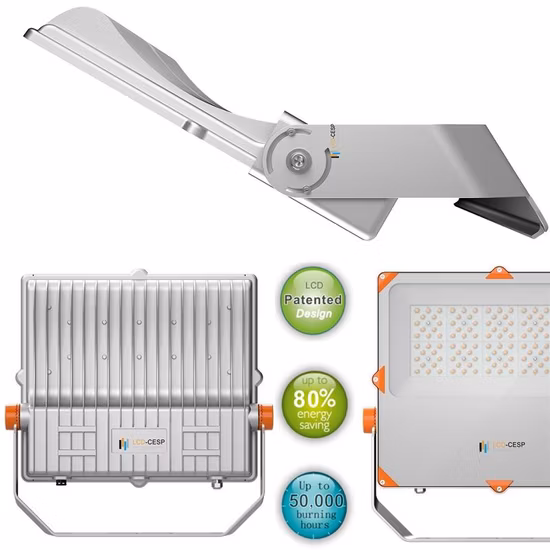 Super brilhante Luxeon/Osram LED 50 watts holofotes LED ao ar livre IP66 à prova de intempéries branco frio 6500 K 100-240 V 50/60 Hz PLC dimmer 150 lm/W holofote
